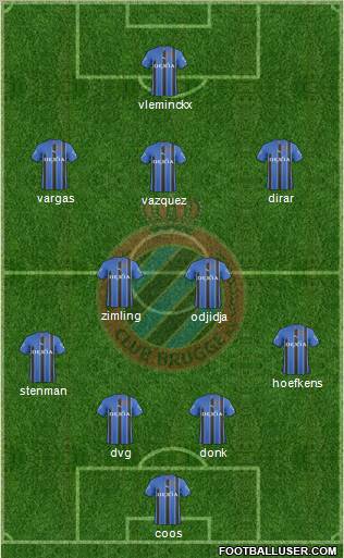 Club Brugge KV Formation 2011