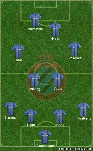 Club Brugge KV Formation 2011