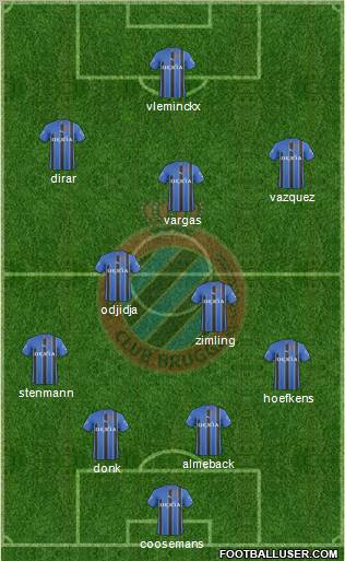 Club Brugge KV Formation 2011