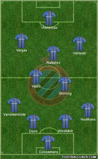 Club Brugge KV Formation 2011