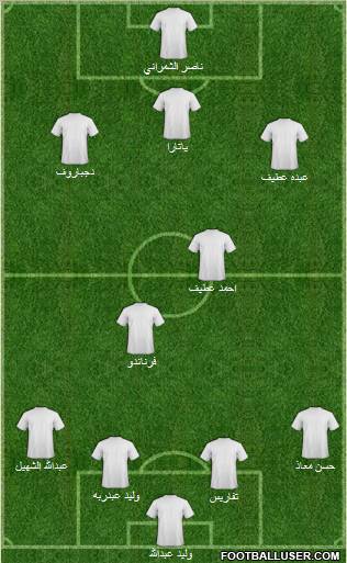 Al-Shabab (KSA) Formation 2011