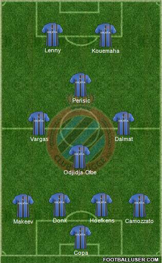 Club Brugge KV Formation 2011