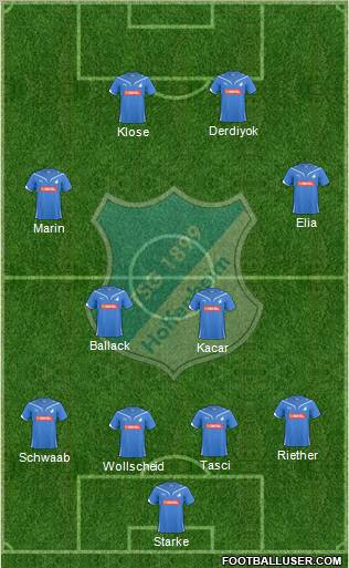 TSG 1899 Hoffenheim Formation 2011