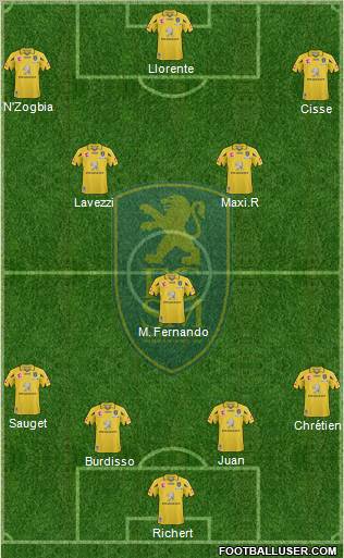 FC Sochaux-Montbéliard Formation 2011