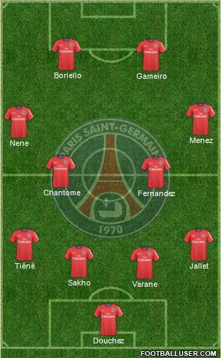 Paris Saint-Germain Formation 2011