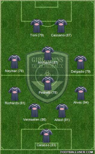 FC Girondins de Bordeaux Formation 2011