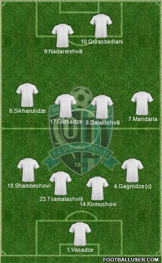 Dinamo Tbilisi Formation 2011