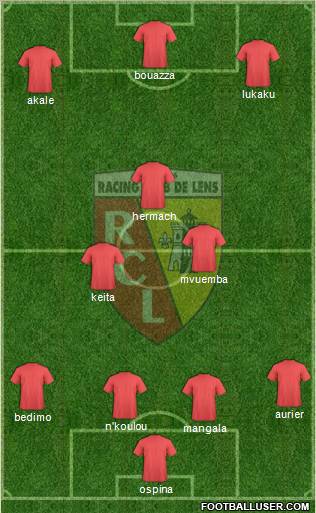 Racing Club de Lens Formation 2011