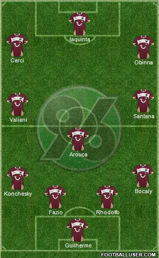 Hannover 96 Formation 2011