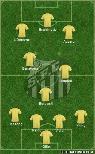 Santos FC Formation 2011