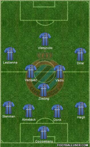 Club Brugge KV Formation 2011