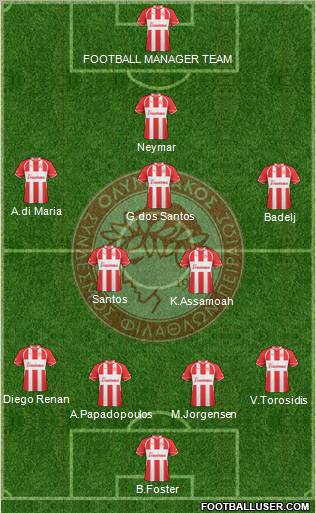 Olympiakos SF Piraeus Formation 2011