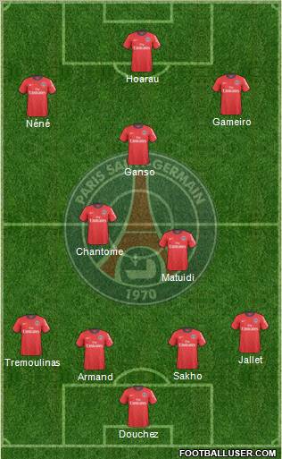 Paris Saint-Germain Formation 2011