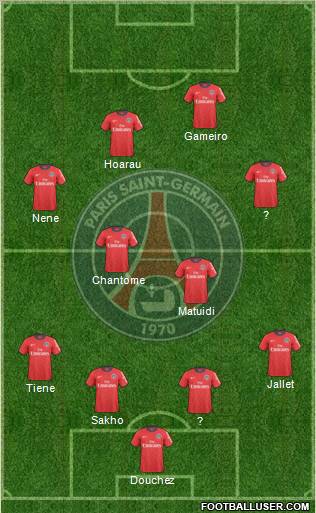 Paris Saint-Germain Formation 2011