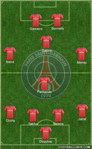 Paris Saint-Germain Formation 2011