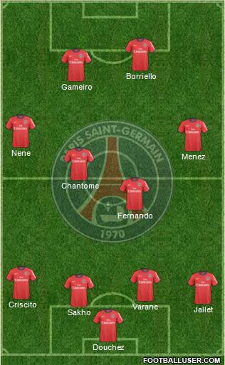 Paris Saint-Germain Formation 2011