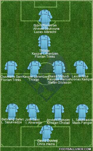 Randers Football Club Formation 2011