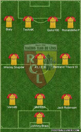 Racing Club de Lens Formation 2011