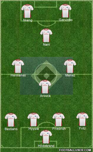 Hamburger SV Formation 2011