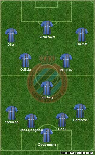 Club Brugge KV Formation 2011