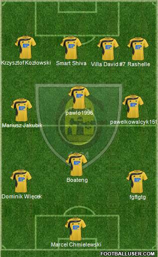 GKS Katowice Formation 2011