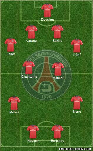 Paris Saint-Germain Formation 2011