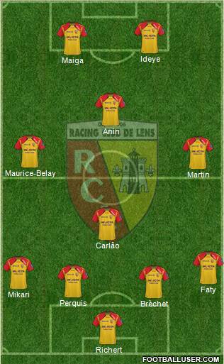 Racing Club de Lens Formation 2011