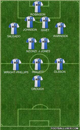 Blackburn Rovers Formation 2011