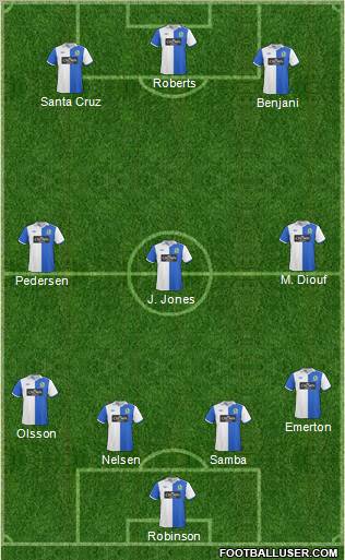 Blackburn Rovers Formation 2011