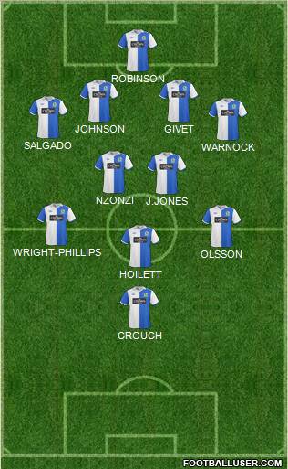 Blackburn Rovers Formation 2011