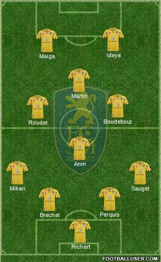 FC Sochaux-Montbéliard Formation 2011