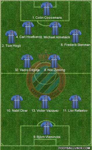 Club Brugge KV Formation 2011