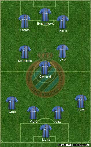 Club Brugge KV Formation 2011