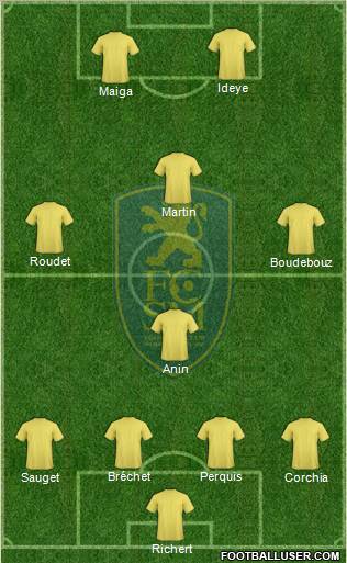 FC Sochaux-Montbéliard Formation 2011