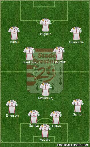 Stade Brestois 29 Formation 2011