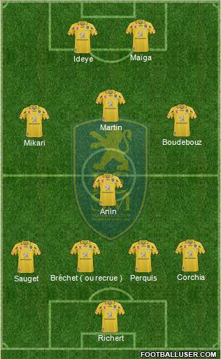 FC Sochaux-Montbéliard Formation 2011