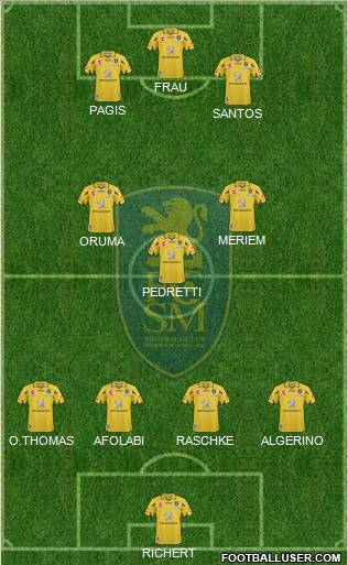 FC Sochaux-Montbéliard Formation 2011