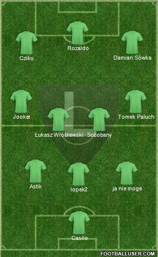 Legia Warszawa Formation 2011