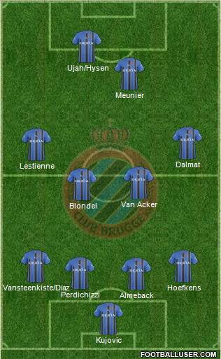 Club Brugge KV Formation 2011