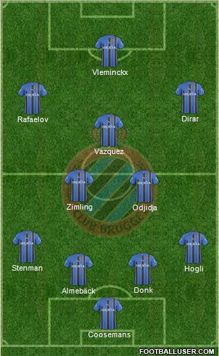 Club Brugge KV Formation 2011