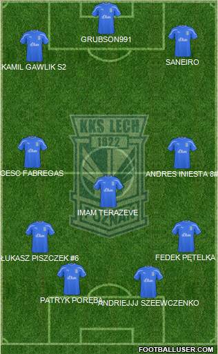 Lech Poznan Formation 2011