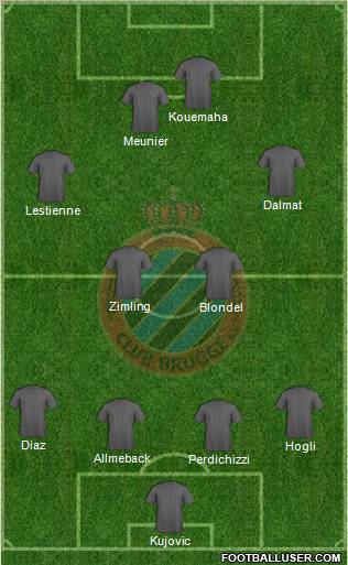 Club Brugge KV Formation 2011