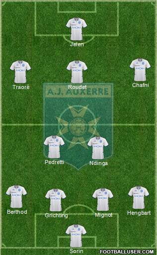 A.J. Auxerre Formation 2011