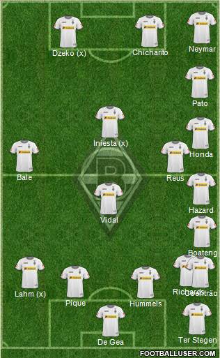 Borussia Mönchengladbach Formation 2011