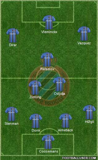 Club Brugge KV Formation 2011