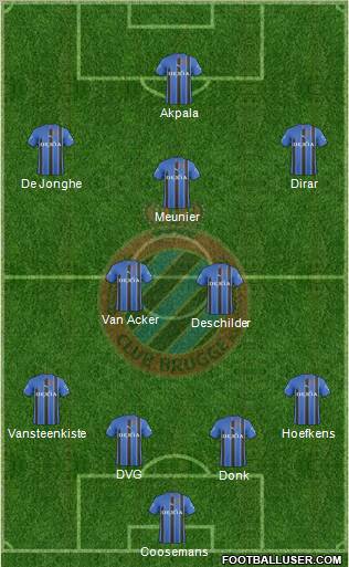 Club Brugge KV Formation 2011