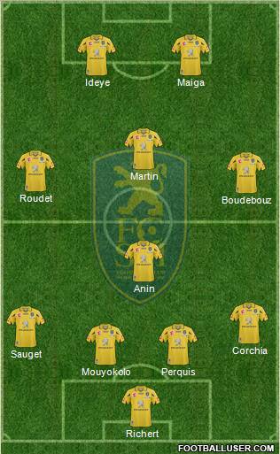 FC Sochaux-Montbéliard Formation 2011