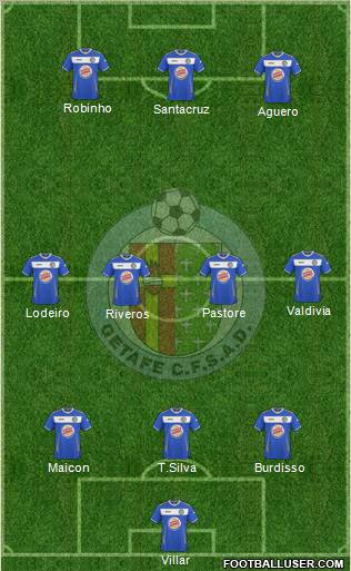 Getafe C.F., S.A.D. Formation 2011