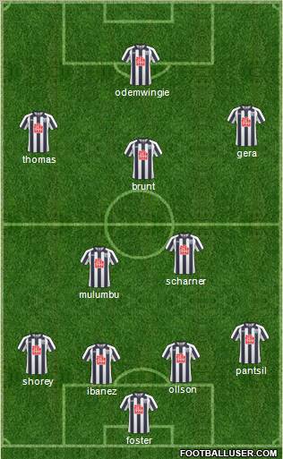 West Bromwich Albion Formation 2011