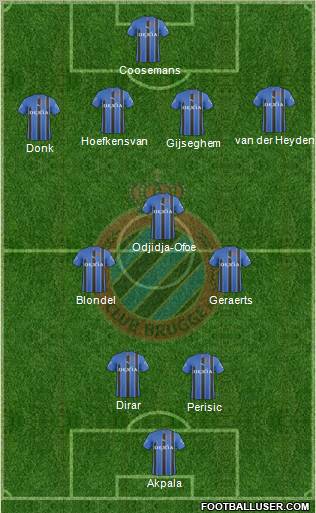 Club Brugge KV Formation 2011